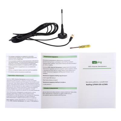 картинка Устройство NetPing 2/PWR-220 v2/SMS от компании LTD "Light Systems"
