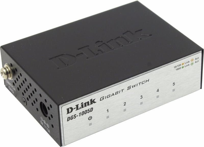 картинка Коммутатор D-LINK DGS-1005D/I2A от компании LTD "Light Systems"