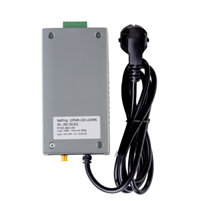 картинка Устройство NetPing 2/PWR-220 v2/SMS от компании LTD "Light Systems"